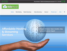 Tablet Screenshot of klikhost.com